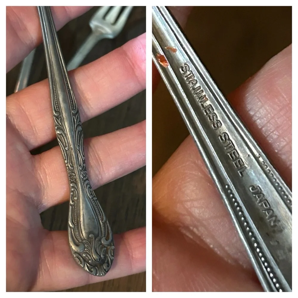 Vintage Silver-Plate Hors D'oeuvre Forks